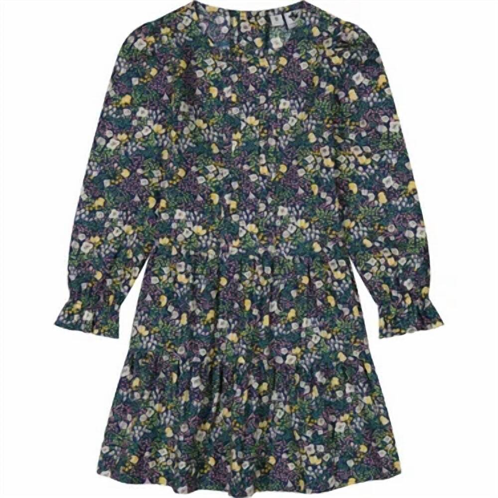 NEW BUSY BEES girls fall meadow poppy dropwaist dress in navy